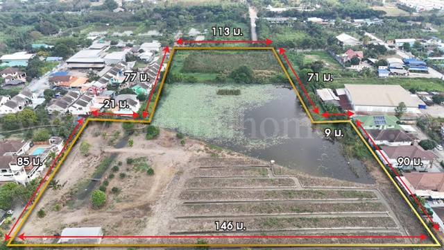 ที่ดินเปล่า 12 ไร่ 2 งาน 82 ตร.วา ติดถนนหลัก บางบอน 4