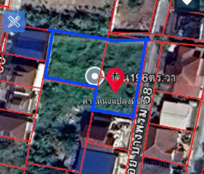 ขายที่ดินเปล่า ซอยบางพรม 58 ย่านราชพฤกษ์ ​เนื้อที่ 196 ตรว ขนาดที่ดินกำลังดี ราคาคุ้มค่า มีความเป็นส่วนตัว - ghd000809