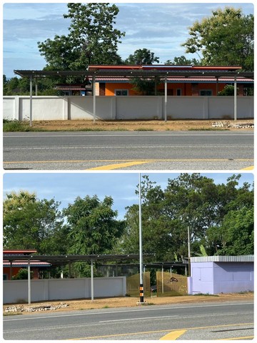 ขายบ้านพร้อมที่ดิน ติดถนนทางหลวงหมายเลข 117(ถนน 4 เลน) อำเภอทองแสนขัน จังหวัดอุตรดิตถ์ เนื้อที่ 3 งาน 74 ตารางวา