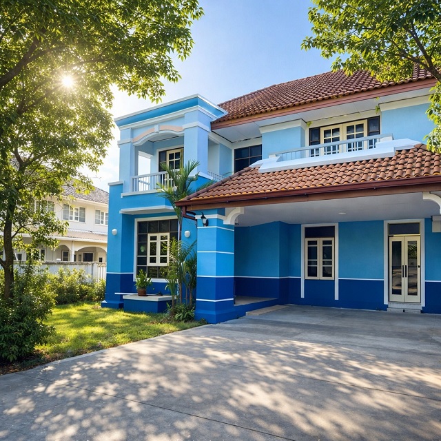 ตลาดตั้งเจริญ 4.3กม. ถ.ขุมทอง-ลุมโตยติง  รร.วัดขุมทอง 700 ม.ให้เช่าบ้านเดี่ยว 2 ชั้น 70ตร.วา.มีเฟอร์ 3นอน 3น้ำ