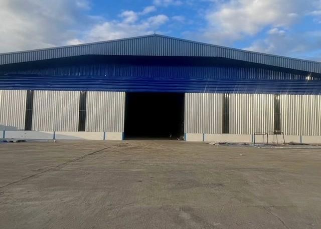 ให้เช่าโรงงาน 3500 ตร.ม. โครงสร้างเหล็ก H บีมทั้งหลัง ติดตั้งเครนได้ อ.บ้านบึง จ.ชลบุรี
