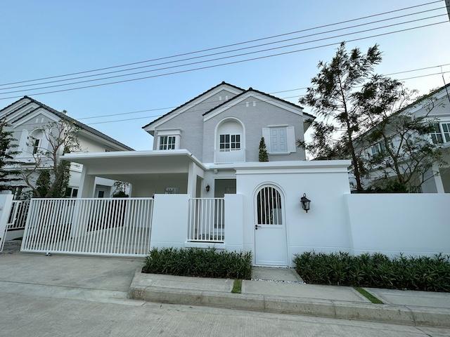 HR 6336 ให้เช่าบ้านเดี่ยว ชัยพฤกษ์ บางนา กม.15 บ้านติดสวนส่วนกลาง ใกล้ Mega Bangna