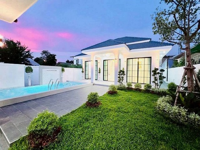 ขายพูลวิลล่าพัทยา ใกล้ตลาดไร่วนาสิน บ้านหรูพร้อมสระ ปล่อยเช่าได้ TP-H1942