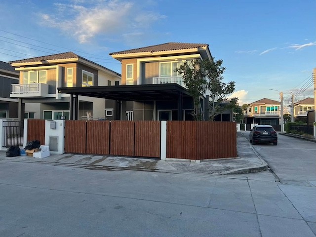 BH4386 ให้เช่าบ้านแฝด ศุภาลัยวิลล์บางนาวงแหวน หลังมุม 3 ห้องนอน พร้อมเฟอร์นิเจอร์ ใกล้ Mega Bangna
